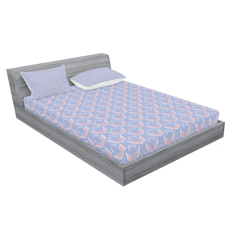 Microfiber Sheet Set, Queen Sheet Set with Fitted Sheet