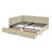 Upholstered Daybed With Backrest, Armrest, And Storage Drawers-1195906147