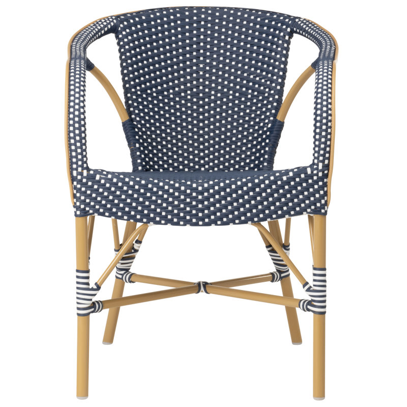 Chaise de salle à manger d'extérieur Madeleine, Amande