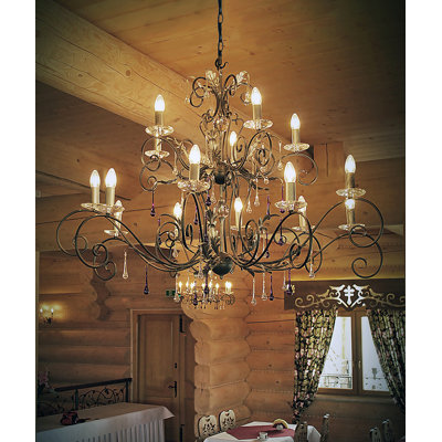Elson 15-Light Candle Style Chandelier