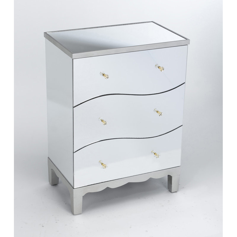 Commode d'appoint 3 tiroirs Buckingham