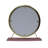 Adao Vanity Mirror & Stool in Faux Fur, Mirror-275818861