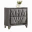 Table de chevet en tissu entièrement rembourrée 1pc