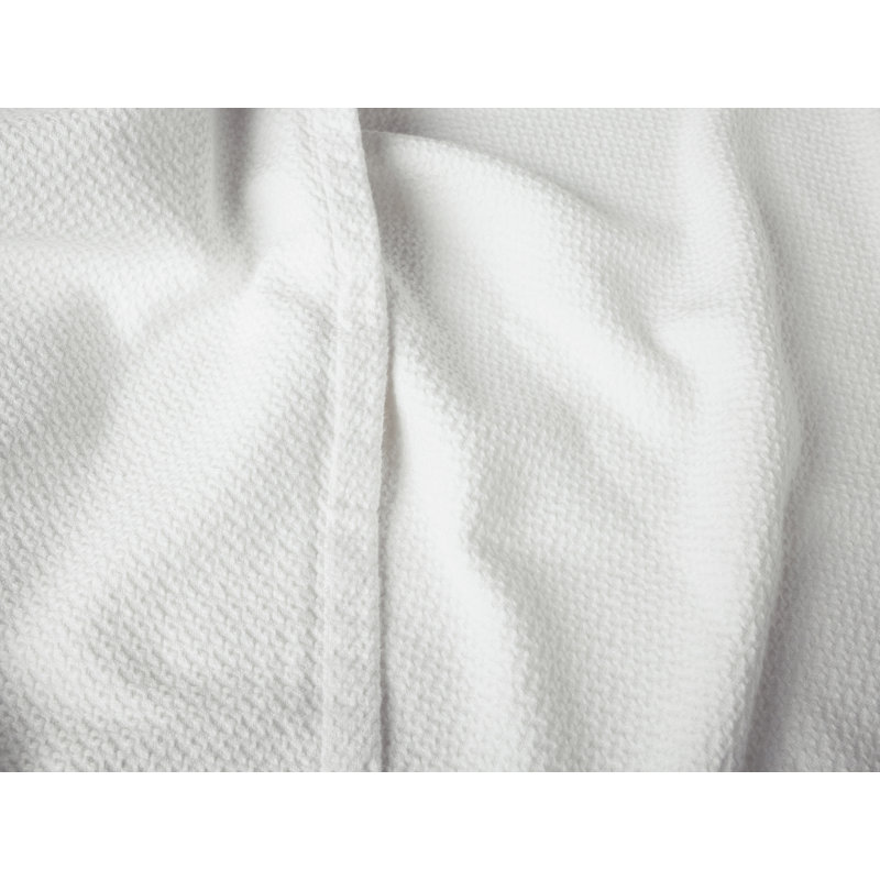 Classic Organic Cotton Blanket, Alpine White, 108" L x 92" W