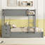 Lit superposé avec lit gigogne, rangement et bureau-971264965-971264963