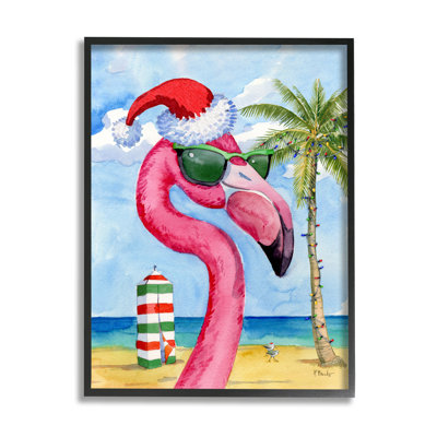 Flamant de Noël tropical par Paul Brent