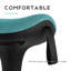 Adjustable Height Ergonomic Industrial Stool with Footrest-467572113