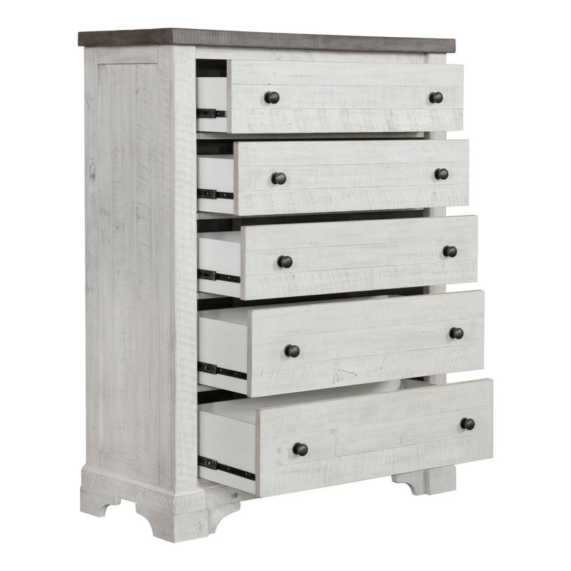 Laton 42'' W 5 - Drawer Dresser