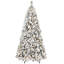 Arbre de Noël floqué avec support en métal-2107438440-2107438443