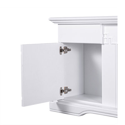 Meuble télé simple avec foyer électronique