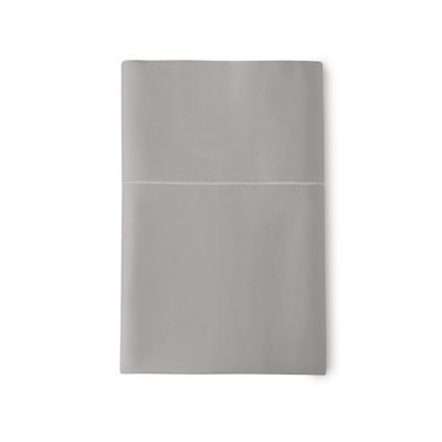 Whisper Organic Certified Organic King Flat Sheet Only - 100% Organic Cotton Sheets With Luxurious Soft And Breathable 300 Thread Count Sateen Weave Finish - Gots & Fairtrade Certified (King, Stone)