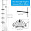 Stainless Steel Freestanding Bathroom Shelves