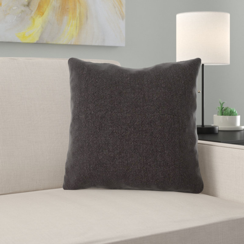 Nino Square Cushion Cover, Anthracite