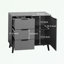 Buffet de rangement avec 3 tiroirs et tablette réglable-2026610372