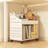 Mataya 21.64'' H x 15.75'' W Book Cart with Wheels-664708292