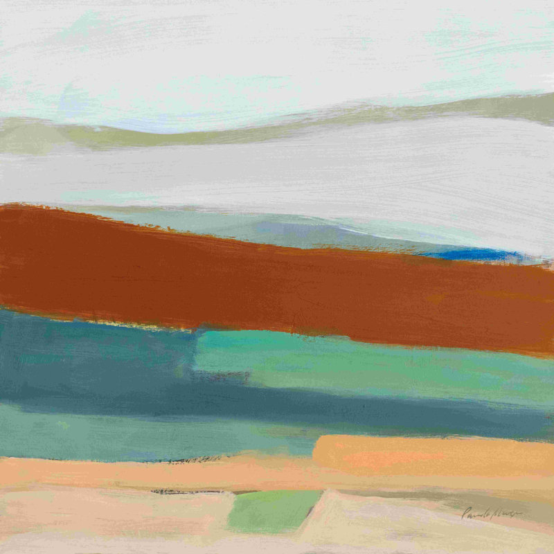 «Laid Back» par Pamela Munger - peinture sur toile tendue, H 12 po x l 12 po, Non, Toile tendue