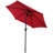 7.5' Market Patio Umbrella with Tilt and Crank - Red-1982836083-1907257641