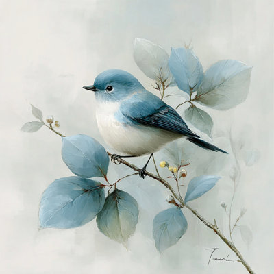Branch Companion - Bird Watercolor Art Print