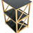 Metal and Reclaimed Wood 3-Tier Side Wood