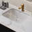 35.4" Modern Bathroom Vanity With Undermount Sink, Sintered Stone Top, Waterproof Multi-Layer Solid Wood, 4 Drawers Storage, Free-Standing/Wall-Mounted