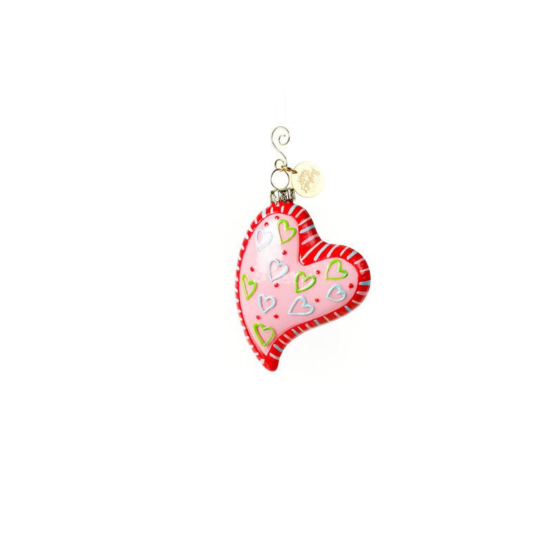 0.8'' Glass Hanging Figurine Ornament