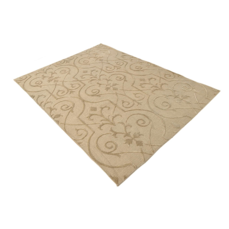 Tapis beige 5x8 Pham