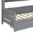 A Twin-Sized Wooden Daybed Featuring Two Built-In Drawers And A Convenient Shelf-2046809552