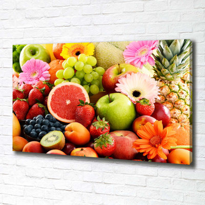 Colorful Fruits - Wrapped Canvas Print