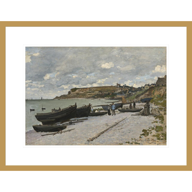 Sainte-Adresse by Claude Monet -Framed Giclee Print, 16.94" H x 21.75" W
