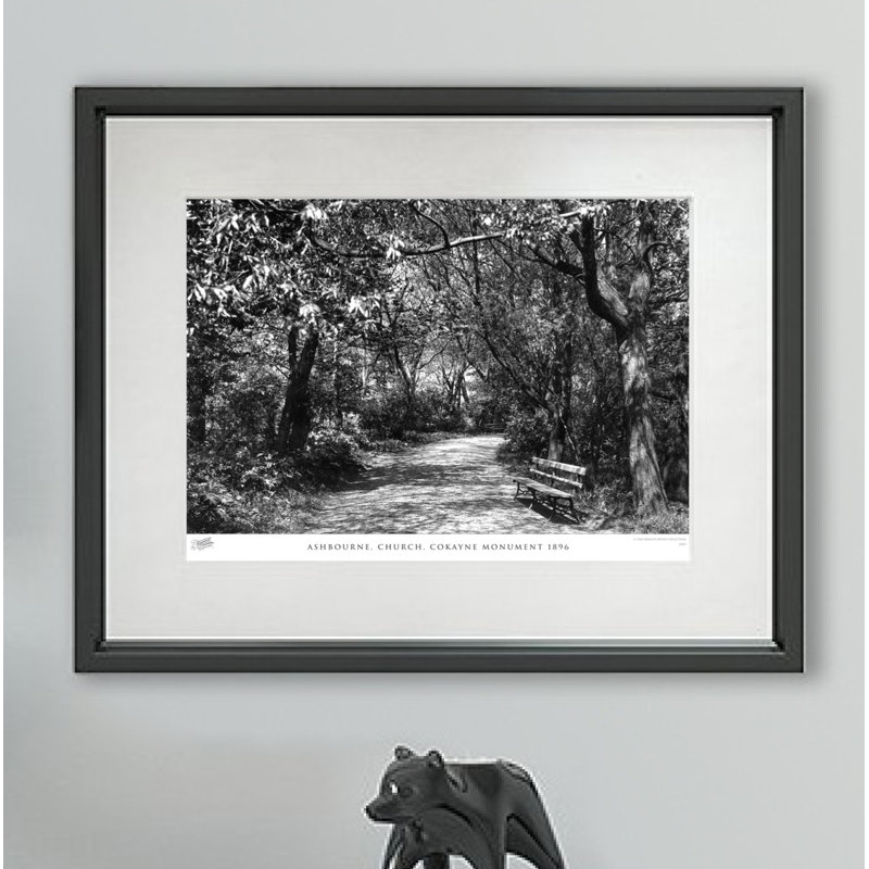 Ashbourne, Church, Cokayne Monument 1896 - Single Picture Frame Print, 28cm H x 36cm W x 2.3cm D