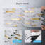 Carreau de mosaïque auto-adhésif 11,85 po x 13,4 po, dosseret en PVC pour cuisine, 10 feuilles-85858202