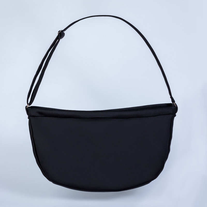 Signature Sling: crème, Noir
