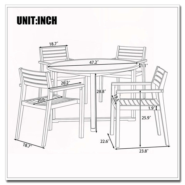 Dimensions du produit