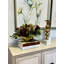 Hydrangea Holiday Centerpiece With Magnolia Leaves