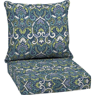 Ensemble de coussins de siège d'extérieur profond, résistant aux intempéries, à la pluie et à la décoloration pour coussin de chaise, canapé et canapé Aurora