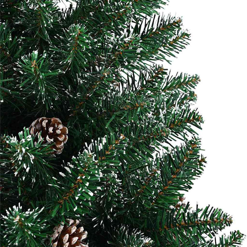 Slim Christmas Tree with 150 LEDs, 6.89' H, Red