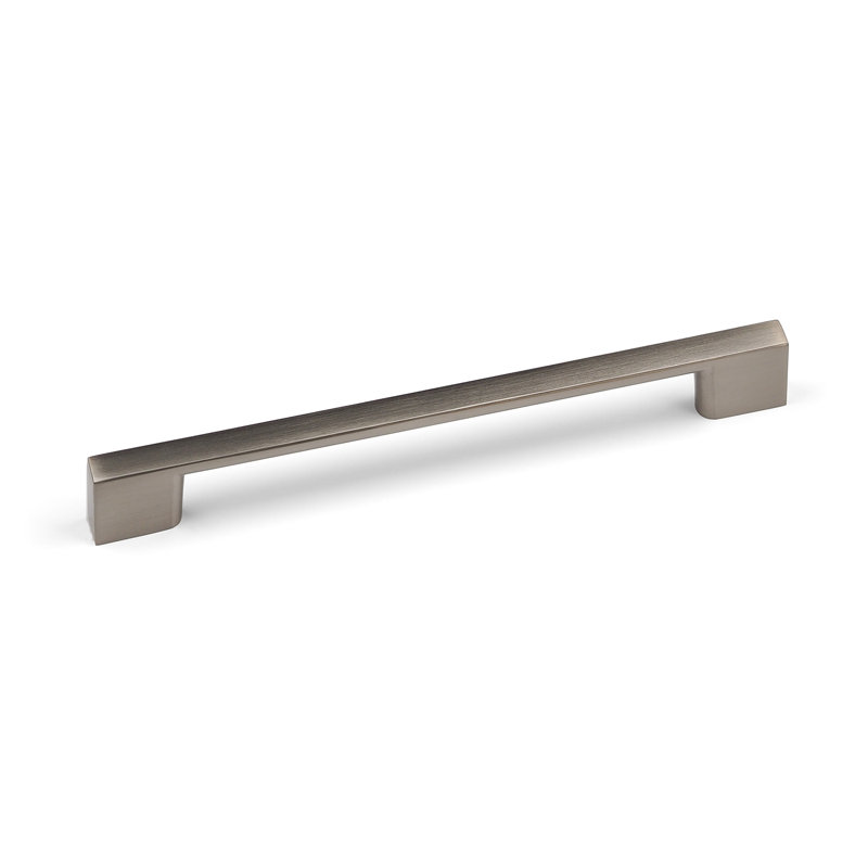 160mm Brushed Nickel Slim Square D-Bar Handle