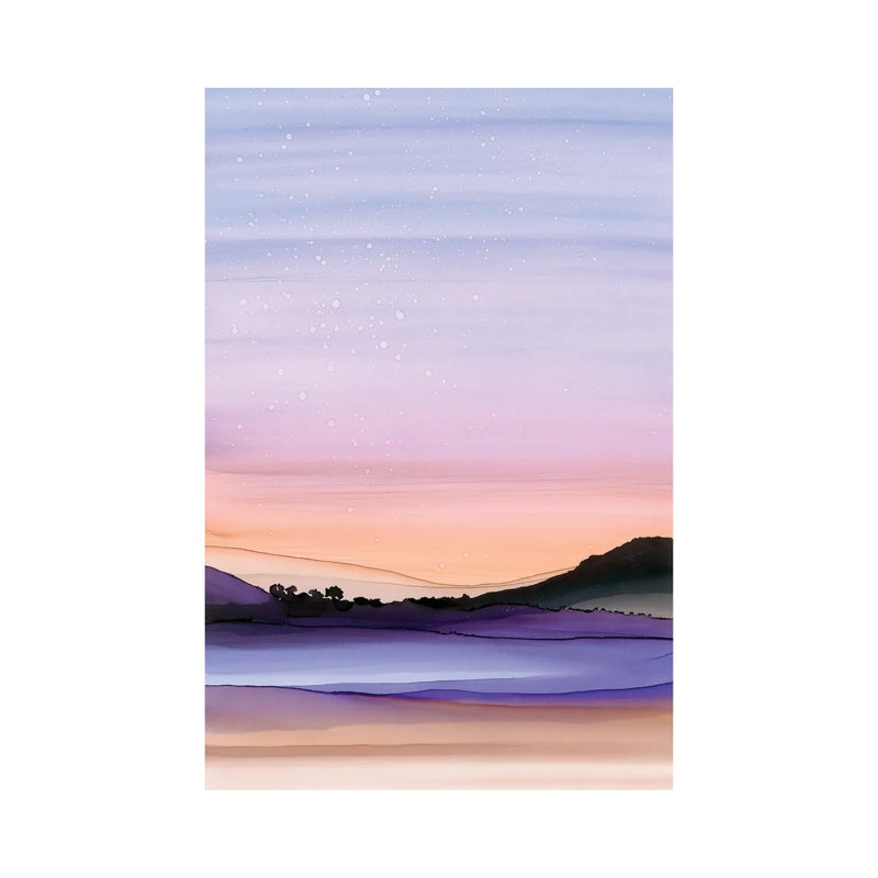 Twilight Stars by Jan Matthews - Wrapped Canvas Gallery-Wrapped Canvas Giclée, 20.32 cm H x 30.48 cm W