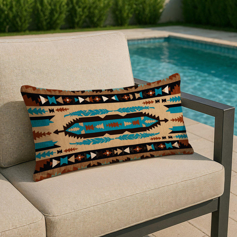 Coussin intérieur et extérieur Bull Rider, Rectangle H 20 po x l 14 po, Plume de dinde grise