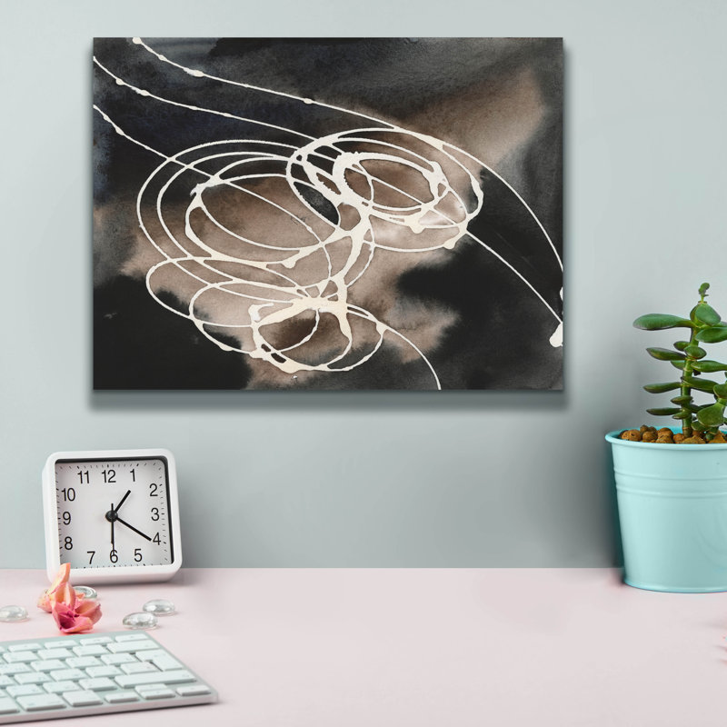 " Midnight Swirl I " by Regina Moore, 12" H x 16" W x 0.75" D