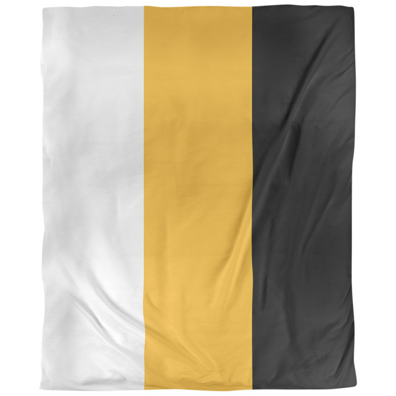 Tissu de basket houston, Blanc / Doré / Noir