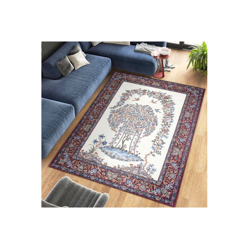 Tapis décoratif lavable à la machine, Rectangle 3 pi 3 po x 4 pi 11 po