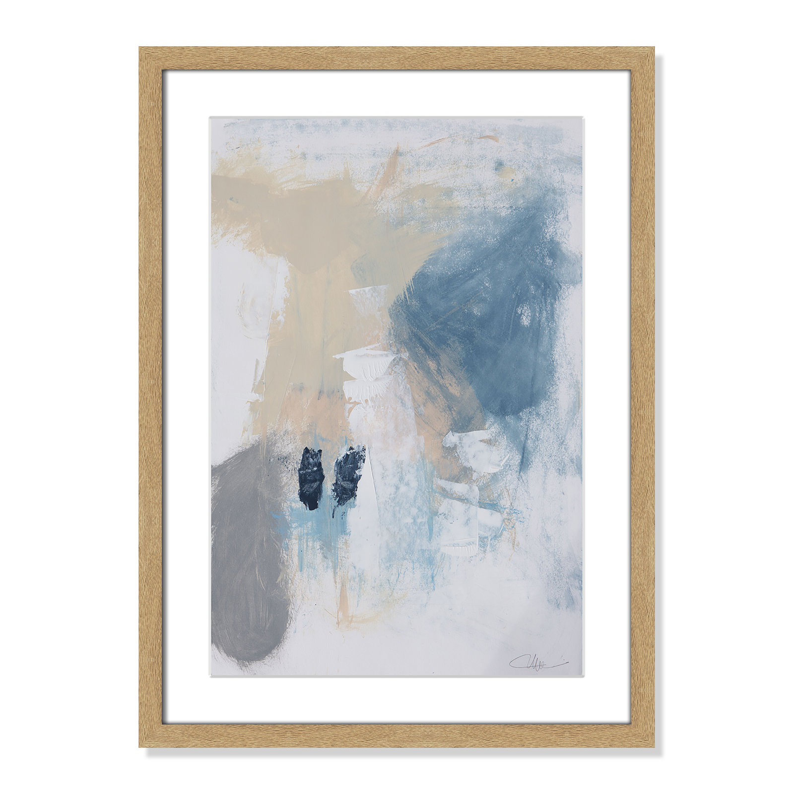 Coastal Carnival II Print by Casa Fine Arts, White, 23" H x 17" W x 1.25" D, Natural Single Picture Framed Paper