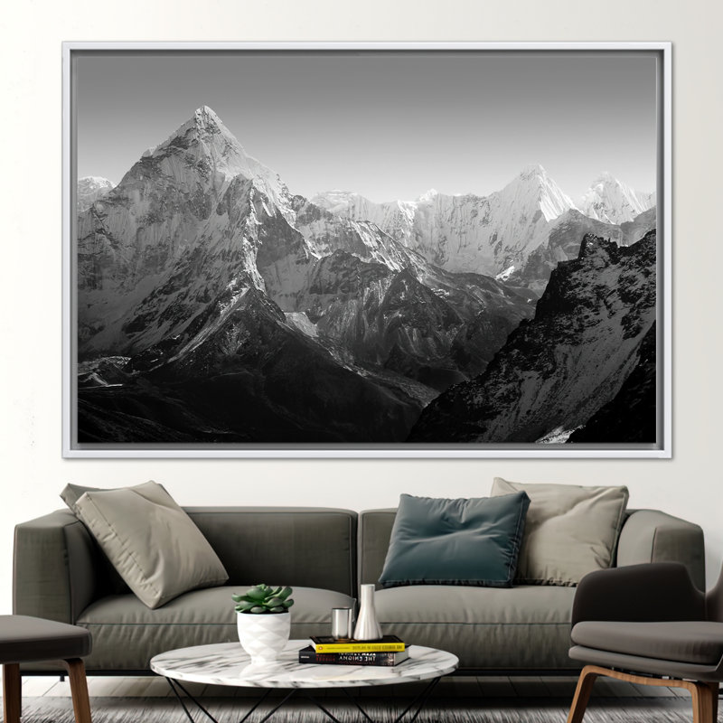 Print on Canvas, White Floater Framed, 40 cm H x 60 cm W