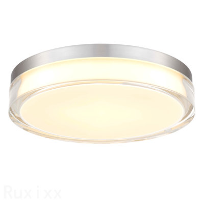 9-Inch Chrome Inegrated Led Flush Mount