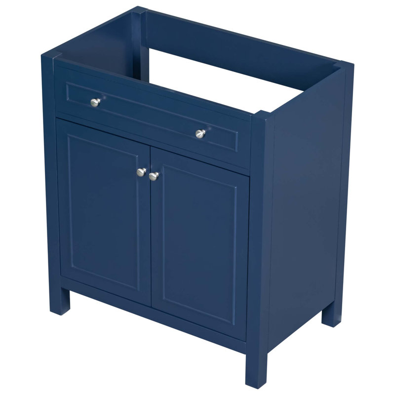 (Base seulement) Meuble-lavabo de 30 po sans comptoir, avec 2 portes et tablette réglable