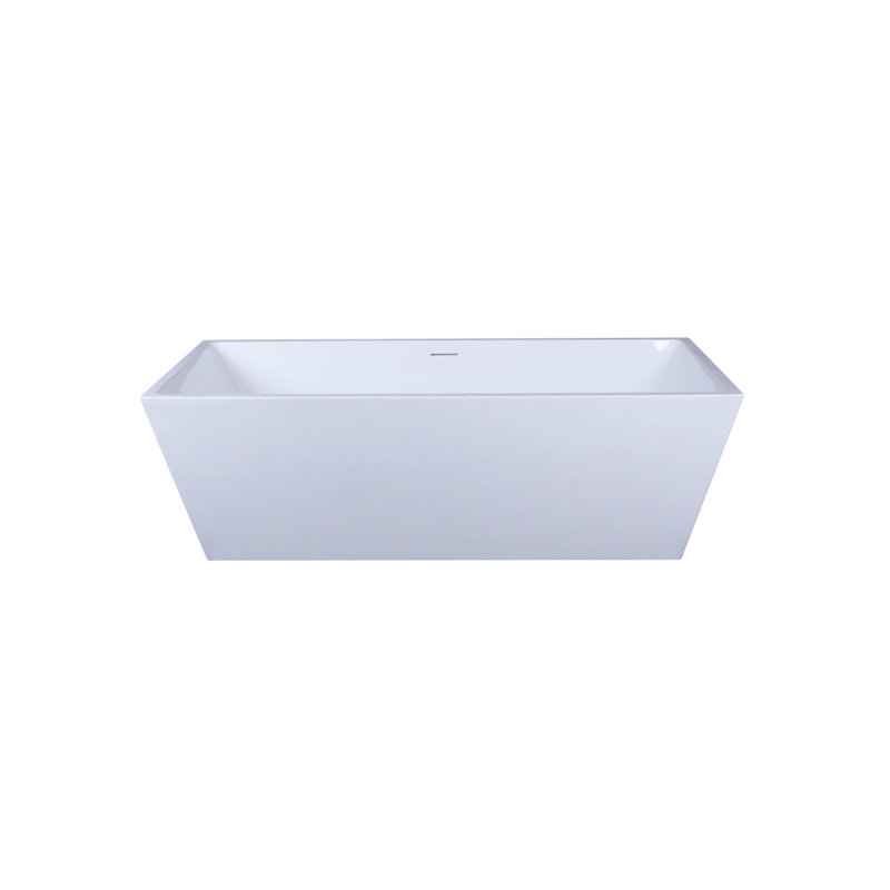 Turner 72'' x 31'' Soaking Acrylic Bathtub, White