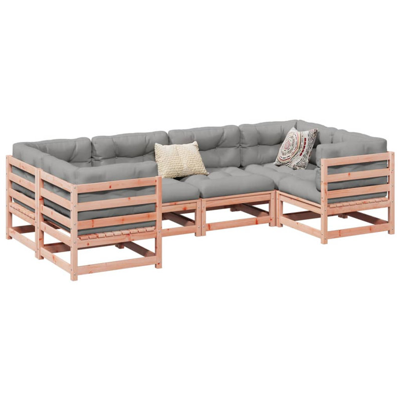 70cm Wide L-Shaped Patio Sofa, Brown 1