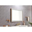 48*36 LED Lighted Bathroom Wall Mounted Mirror With High Lumen+Anti-Fog Separately Control