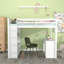 Lit mezzanine double pour enfants Rondae-1663489001